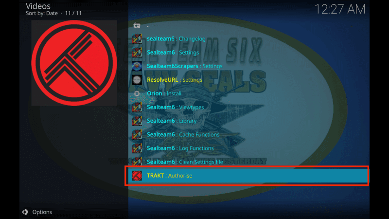 SealTeam6 Addon Setup Kodi